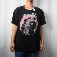 画像2: GORILLAZ ロックバンドTシャツ BLACK (2)