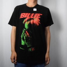 画像2: [お客様お支払い処理中]Billie Eilish ミュージシャンフォトプリントTシャツ BLACK L (2)