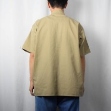 画像3: 80〜90's BEN DAVIS USA製 ハーフジップ ワークシャツ XL (3)