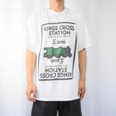画像2: 90's "KINGS CROSS STATION" USA製 プリントTシャツ XL (2)