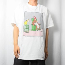 画像2: 90's Leigh Rubin USA製 "Rubes" シュールイラストプリントTシャツ XL (2)