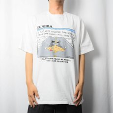 画像2: 90's Chad Carpenter USA製 "TUNDRA" シュールイラストプリントTシャツ XL (2)