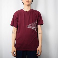 画像3: 80's USA製 "NASSAY GROUPER" 魚 巻きプリントTシャツ XL (3)