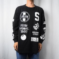 画像2: STUSSY ロゴプリントロンT XL (2)