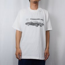 画像2: 90's CADILLAC "ELDORADO 1975" 自動車プリントTシャツ XL (2)