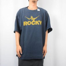 画像2: 2000's ROCKY ボクシングゲームプリントTシャツ NAVY (2)