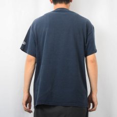 画像3: 2006 Nintendo スーパーマリオ ゲームキャラクタープリントTシャツ NAVY (3)