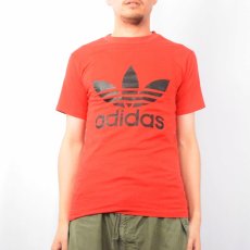 画像2: 80's adidas USA製 ロゴプリントTシャツ M (2)