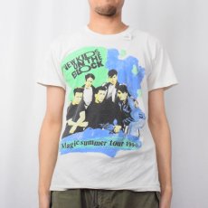 画像3: 90's New Kids On The Block USA製 "Magic summer tour 1990" ボーイズバンドプリントTシャツ M (3)