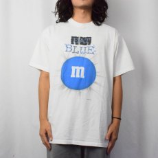 画像2: 90's m&m's チョコレートブランド ロゴプリントTシャツ (2)