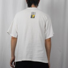 画像3: 90's NIKE 銀タグ USA製 "SIDE1" プリントTシャツ M (3)