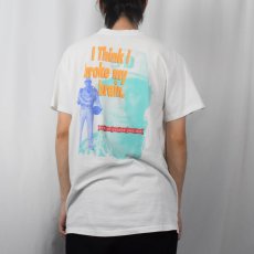 画像4: 90's NIKE 銀タグ USA製 "I Think I broke my brain." プリントTシャツ XL (4)