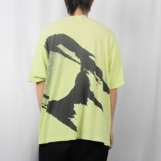 画像4: 90's NIKE 銀タグ CANADA製 "Fireball" 大判プリントTシャツ XL (4)