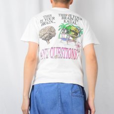 画像4: 90's Brain Waves USA製 "JACKSON DID THIS" サーフブランド プリントTシャツ S (4)