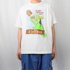 画像2: 90's HERSHEY'S USA製 "5th AVENUE" お菓子企業 シュールイラストTシャツ XL (2)