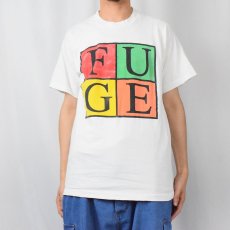 画像2: 90's USA製 "FUGE" プリントTシャツ L (2)