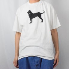 画像3: 90's The Black Dog USA製 犬プリントTシャツ XL (3)