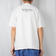 画像4: 90's The Black Dog USA製 犬プリントTシャツ XL (4)