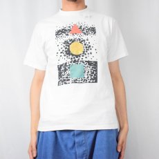 画像4: 90's 幾何学柄 プリントTシャツ (4)