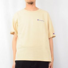 画像2: 90's Champion USA製 ロゴプリントTシャツ L (2)