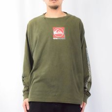 画像2: QUIK SILVER ロゴプリントロンT XL (2)