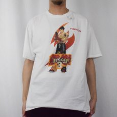 画像2: 90's 鉄拳3 "風間仁" ゲームキャラクタープリントTシャツ XL (2)