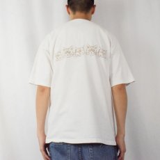 画像3: MICHIGAN RAG CO. USA製 猫プリントTシャツ XL (3)