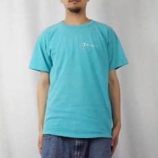 画像2: 90's Champion USA製 ロゴプリントTシャツ L (2)