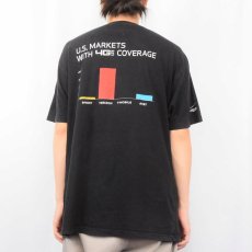 画像4: Verizon "MAKE THE EASY CHOICE" 電気通信企業 プリントTシャツ BLACK (4)