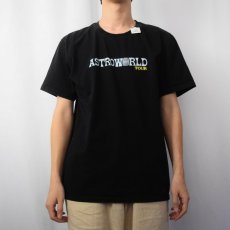 画像3: Travis Scott ASTRO WORLD "Wish You Were Here" ヒップホップツアーTシャツ BLACK L (3)