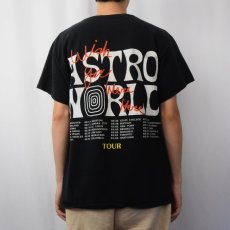 画像4: Travis Scott ASTRO WORLD "Wish You Were Here" ヒップホップツアーTシャツ BLACK M (4)