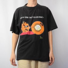 画像2: SOUTH PARK "OH MY GOD! THEY KILLED KENNY!" キャラクタープリントTシャツ L (2)