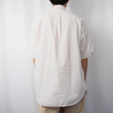 画像3: Ralph Lauren "BIG SHIRT" 格子柄 コットンボタンダウンシャツ M (3)