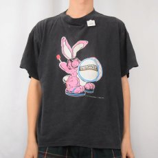 画像3: 90's Energizer コンシューマー製品メーカー キャラクタープリントTシャツ (3)