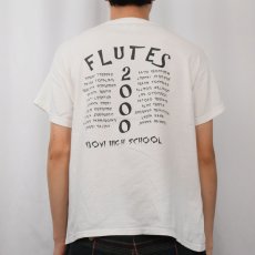 画像4: 2000's "FLUITES NOVI HIGH CHOOL" 忍者プリントTシャツ M (4)