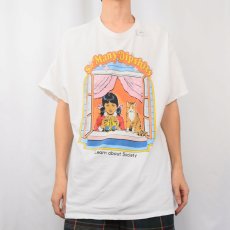 画像2: Steven Rhodes "So Many Dipshits" イラストプリントTシャツ XL (2)