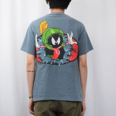 画像4: 90's Looney Tunes USA製 マービン・ザ・マーシャン キャラクタープリントTシャツ L (4)