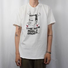 画像2: 90's George Herbert Walker Bush 大統領プリントTシャツ XL (2)