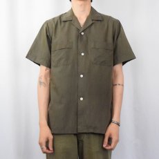 画像2: 60〜70's BRAY'S Men's Wear ポリエステル×コットンオープンカラーシャツ M (2)