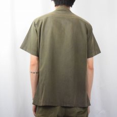 画像3: 60〜70's BRAY'S Men's Wear ポリエステル×コットンオープンカラーシャツ M (3)