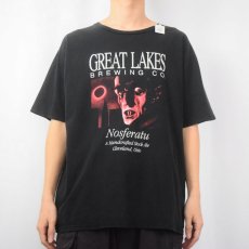 画像2: Great Lakes Brewing Co. "Nosferatu" ビールプリントTシャツ XL (2)