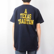 画像4: 90's Champion USA製 "HIGHLAND PARK FOOTBALL" プリントTシャツ NAVY XL (4)