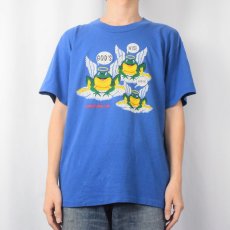 画像3: 80〜90's USA製 "GOD'S WISE ERRRR" パロディプリントTシャツ L (3)