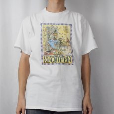 画像2: 90's Mary Engelbreit USA製 "IT'S GOOD TO BE QUEEN" イラストプリントTシャツ L (2)