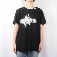 画像2: Billie Eilish "When We All Fall Asleep, Where Do We Go?" ミュージシャンフォトプリントTシャツ BLACK XL (2)