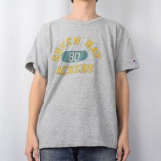 画像2: 80's Champion トリコタグ USA製 "GREEN BAY PACKERS" プリントTシャツ XL (2)