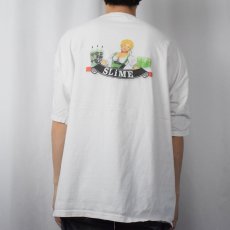 画像4: SLIME 企業 シュールイラストプリントTシャツ XL (4)