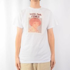 画像2: "VOTE FOR PEDRO" コメディ映画パロディプリントTシャツ M (2)