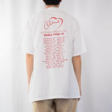 画像4: 90's Celine Dion "LET'S TALK ABOUT LOVE WORLD TOUR" ミュージシャンツアーTシャツ XL (4)