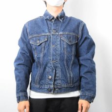 画像2: 60's LEVI'S 70505 BIGE USA製 ブランケットライナー デニムジャケット SIZE44 (2)